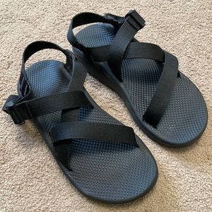 Chaco Men’s 9 All Black Z Cloud Sandal